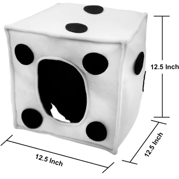 NEW Dice Head Costume Bunco or Game Night Hat - Picture 3 of 5